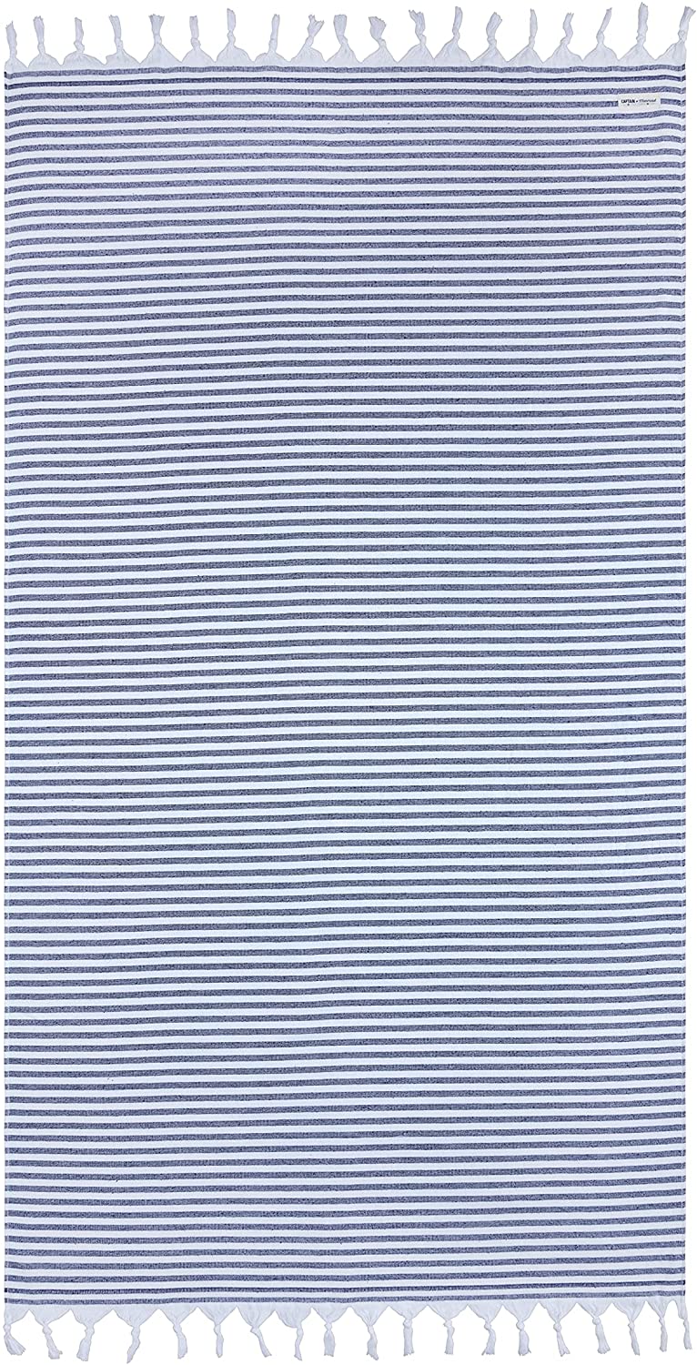 Premium Frottee Strandtuch 100% Baumwolle 170x90cm Marine